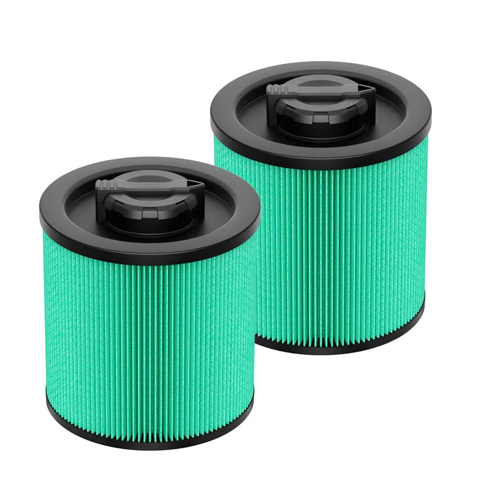 2pcs DXVC6914 Replacement Filter For 6-16 Gallon Wet Dry Vacuums Pleated For Media Washable Reusable Extend For Service Life