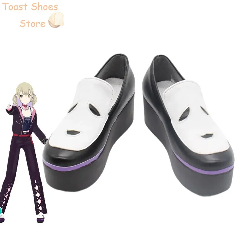 Azusawa Kohane Cosplay Shoes Game Project Sekai Colorful Stage Cosplay Prop PU Shoes Halloween Carnival Boots Costume Prop