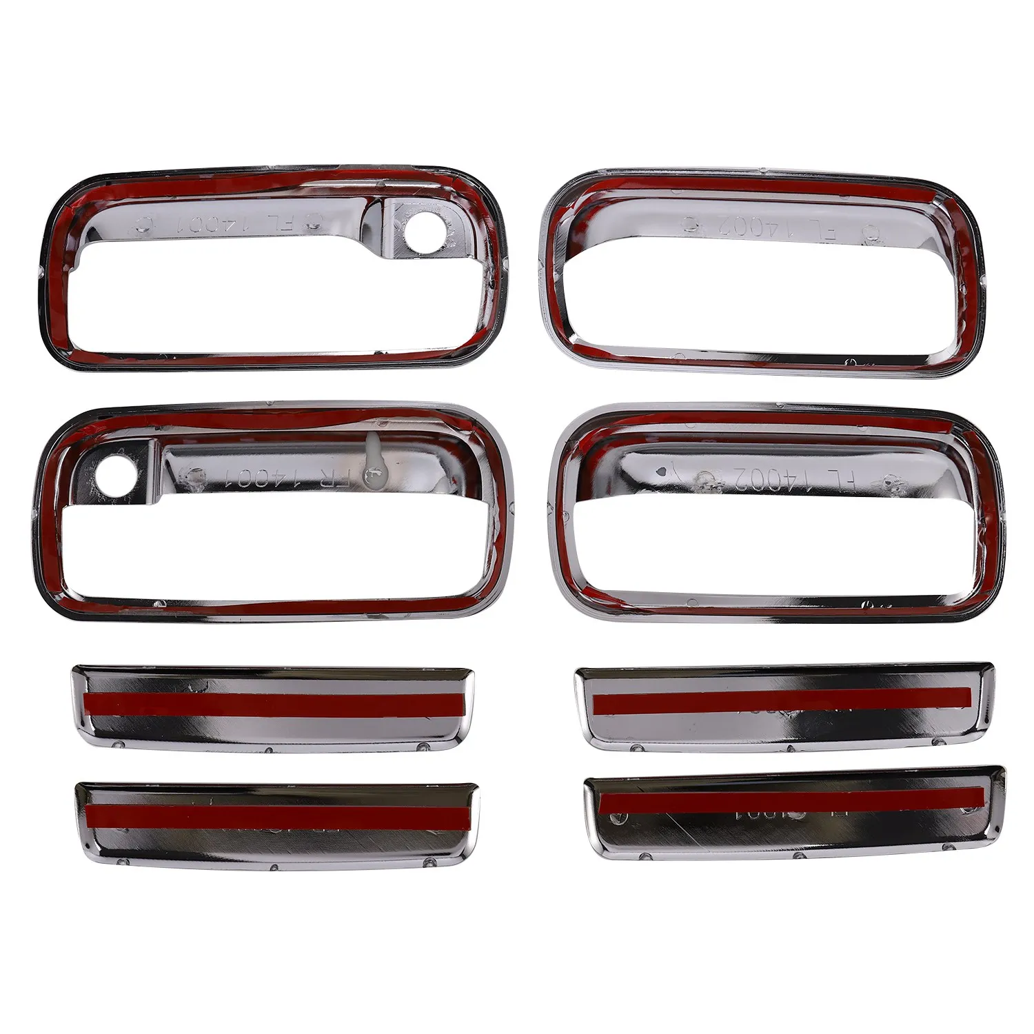 

N31R_Car Handle Door Bowl Cover Chrome Plated Molding for Toyota HILUX SURF 1998-2002