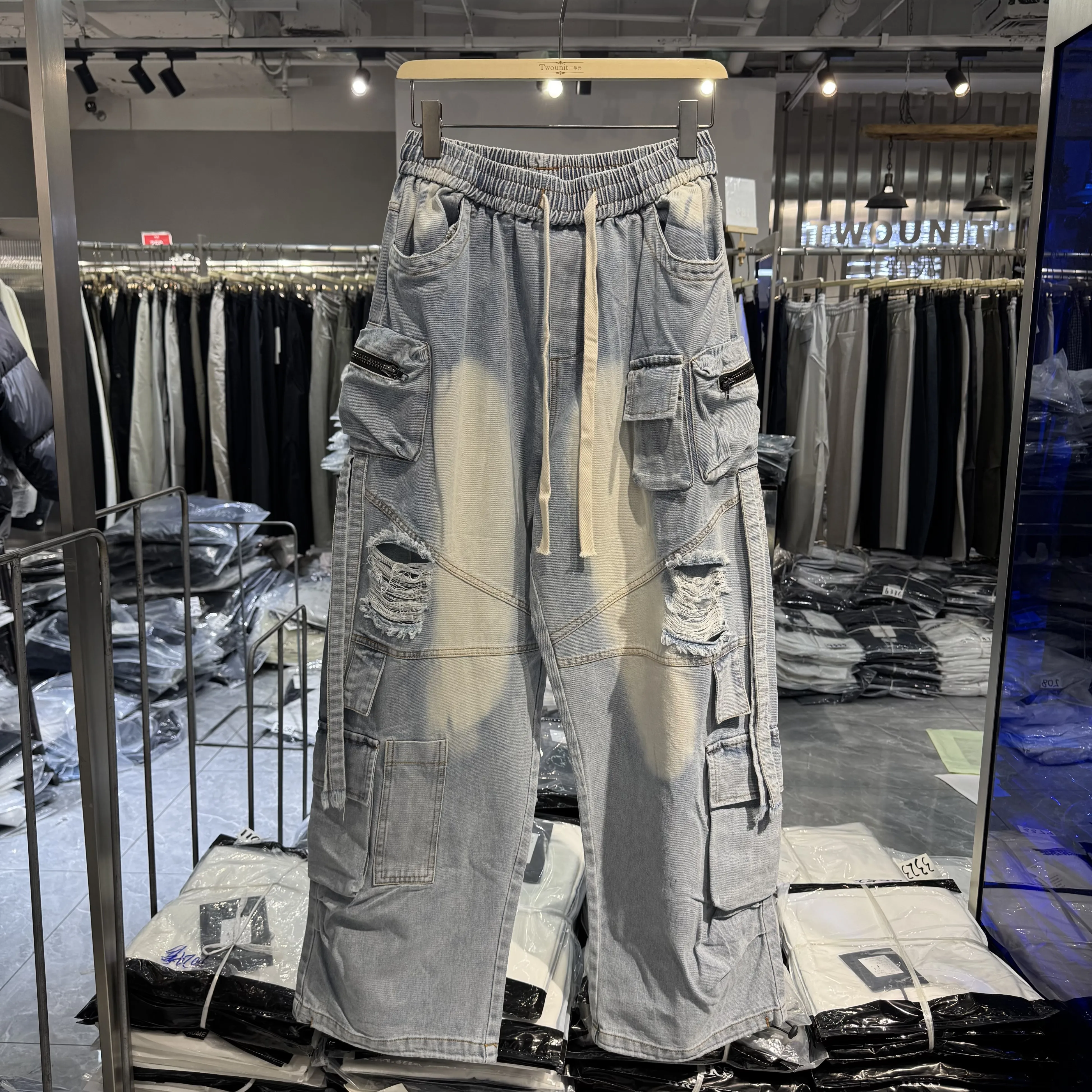 Men's Streetwear Pants Trousers Urban Fashion Clothing Everyday Looks Weekend Wear Men's Daily Bottoms Casual Fashion