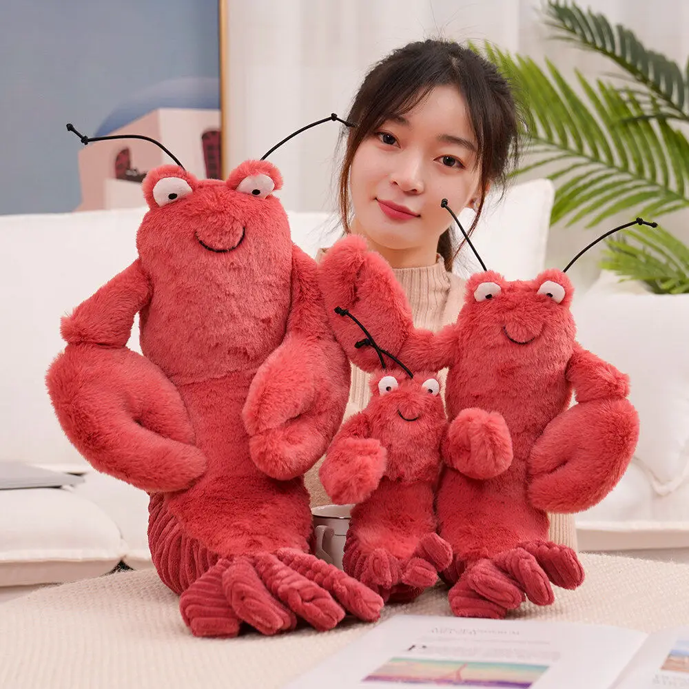 Jelly cat plush toy with funny crab and lobster plush toy Sofa plush decorative doll As a surprise holiday gifts for friends