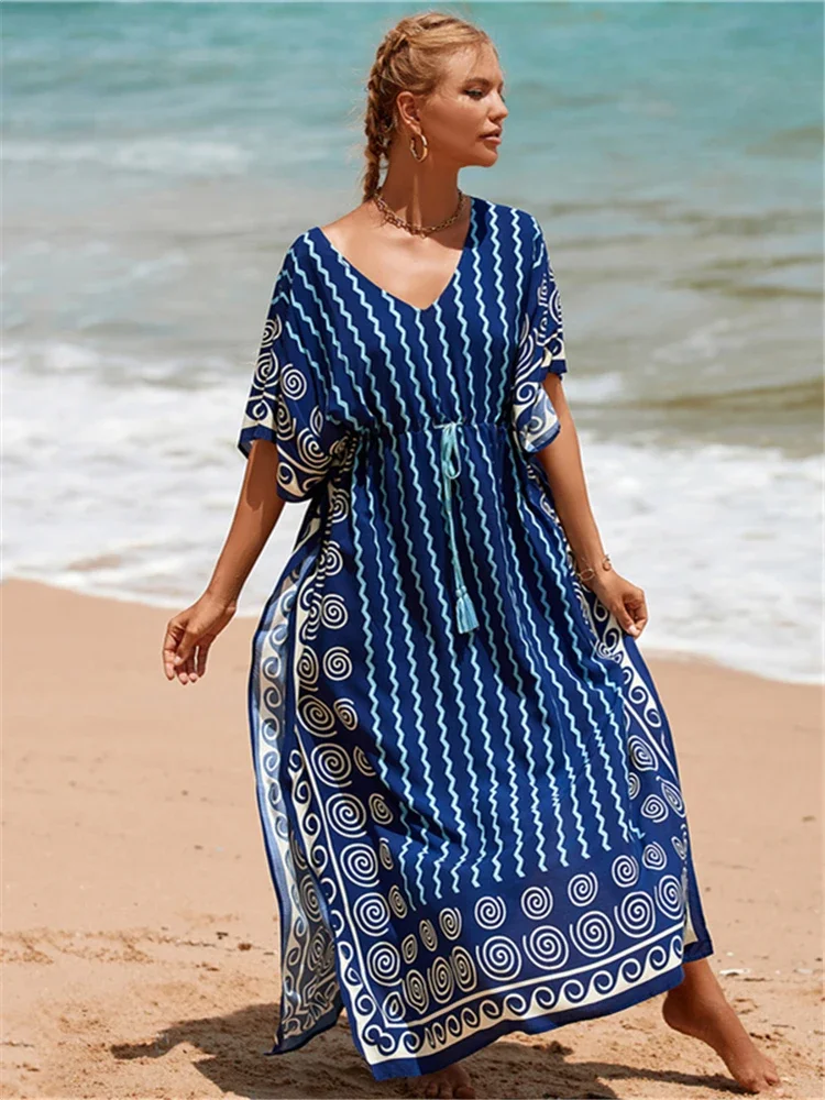 cute beach cover up dresses Eco Friendly UV Protectant Ivory Cover Up/Sundress on Clearance-60% of main image 0