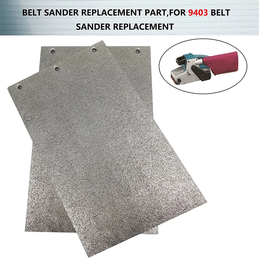 

3 Mounting Hole Carbon Base Plate Pad For 9403 MT190 MT9 Belt Sander Carbon Bottom Plates Accessories