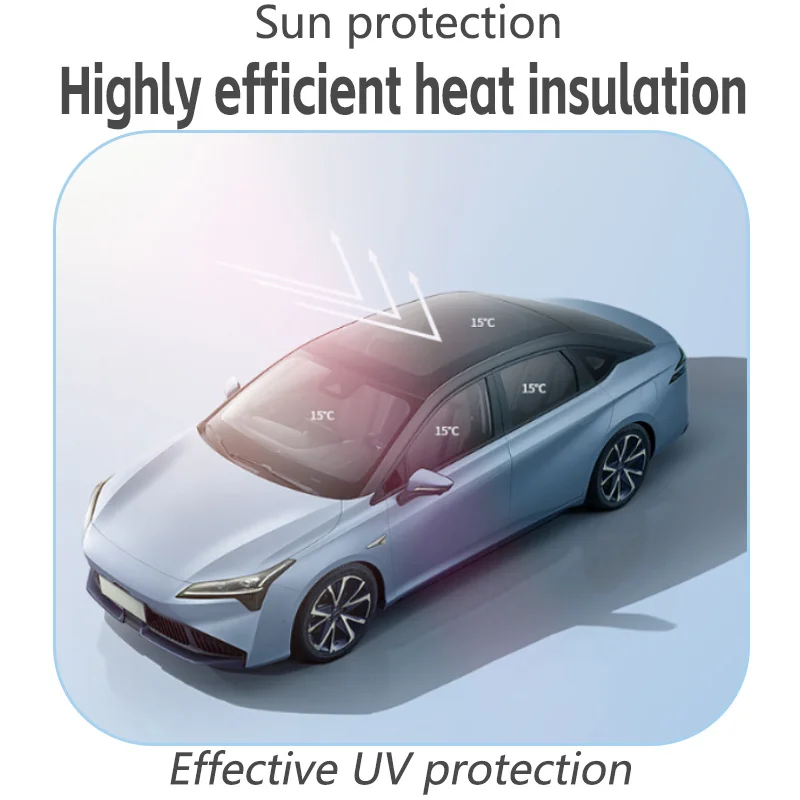 Sun Protection For BMW X1 2016~2022 2021 MK2 Electrostatic Adsorption Suede Car Panoramic Sunroof Insulation Roof Visor Anti-UV - view 4