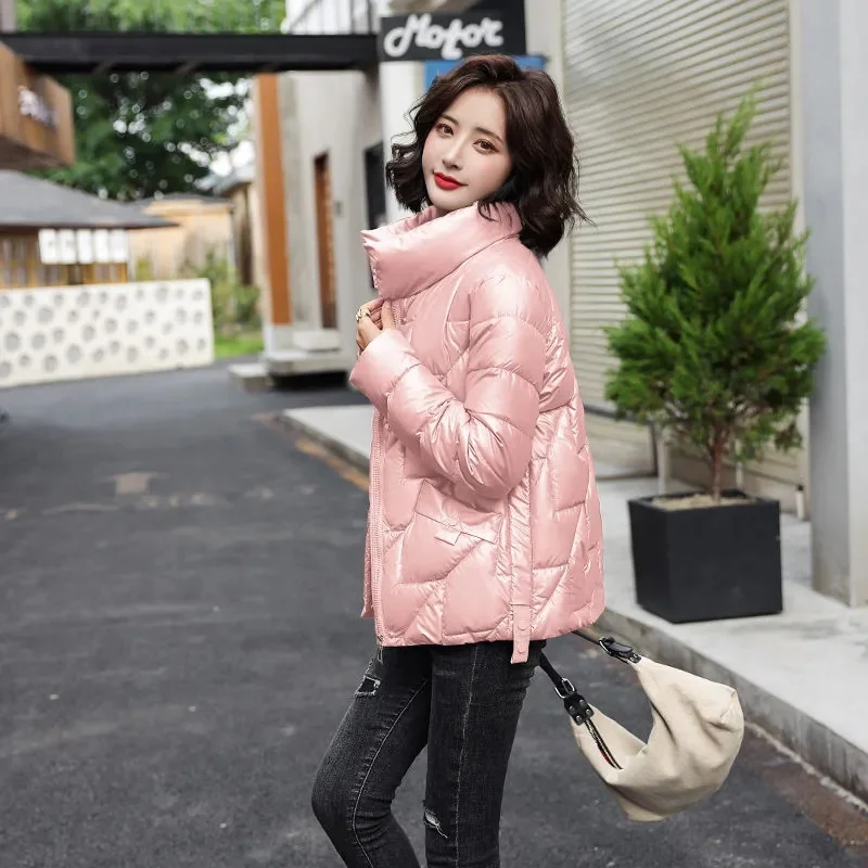 2026 New Winter Jacket Women Down Cotton Jacket Parkas Female Short Casual Loose Warm Cotton-padded Coat Outwear Parka Lady Top