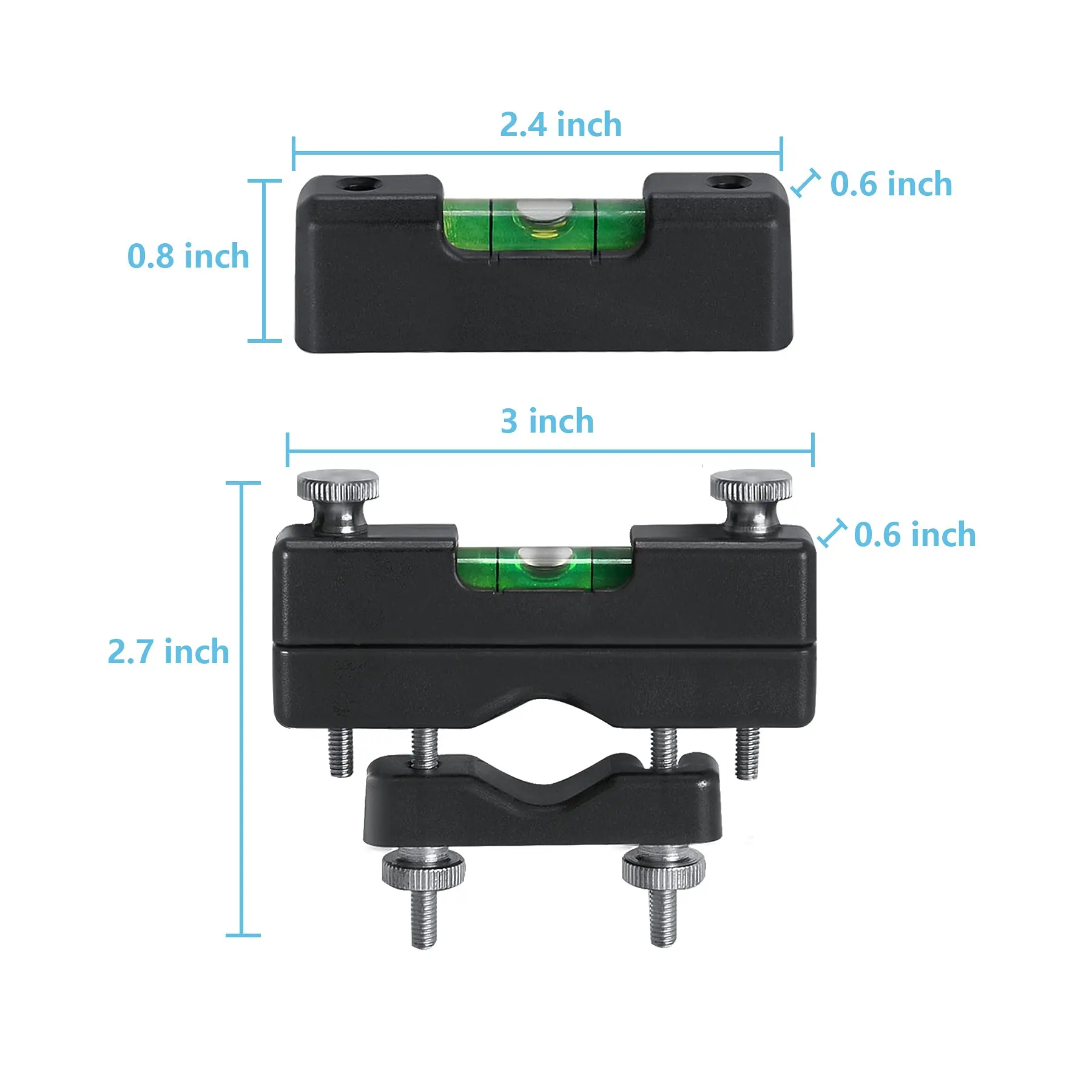 Pridefend Bubble Level, Scope Mounting Kit, Precision Scope Level Bubble Clip and Bubble Levels and Storage Case for Magnetic U