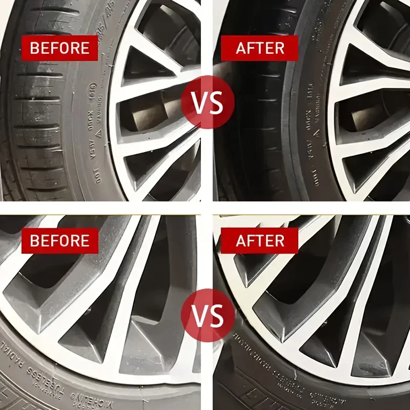 شمع إصلاح إطارات السيارة متعدد الوظائف، إصلاح المطاط وإصلاح الخدوش، طلاء لامع يدوم طويلاً، إصلاح البهتان #4