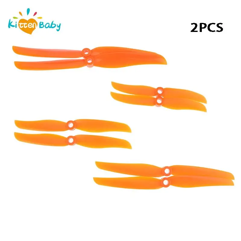 

2PCS Orange Airplane GWS Propeller EP5030 7035 8040 8060 9050 1060 Screw Propeller Props For RC Model Aircraft Replace