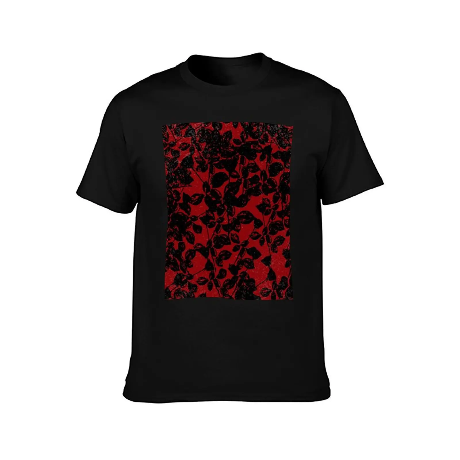 Texture Violator Black T-Shirt plus sizes boys animal print cotton graphic tees t shirt men