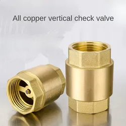DN15/DN20/DN25 NPT Brass Thread Check Valve One Way Non-Return Check Valve 200WOG Male for Water Gas Oil Control Devices Valve
