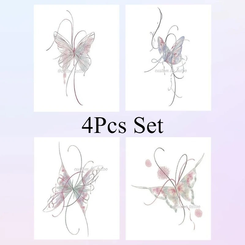 

Водостойкая искусственная татуировка для женщин, мультяшное искусство, временные татуировки на руку, запястье, стикер для татуировки