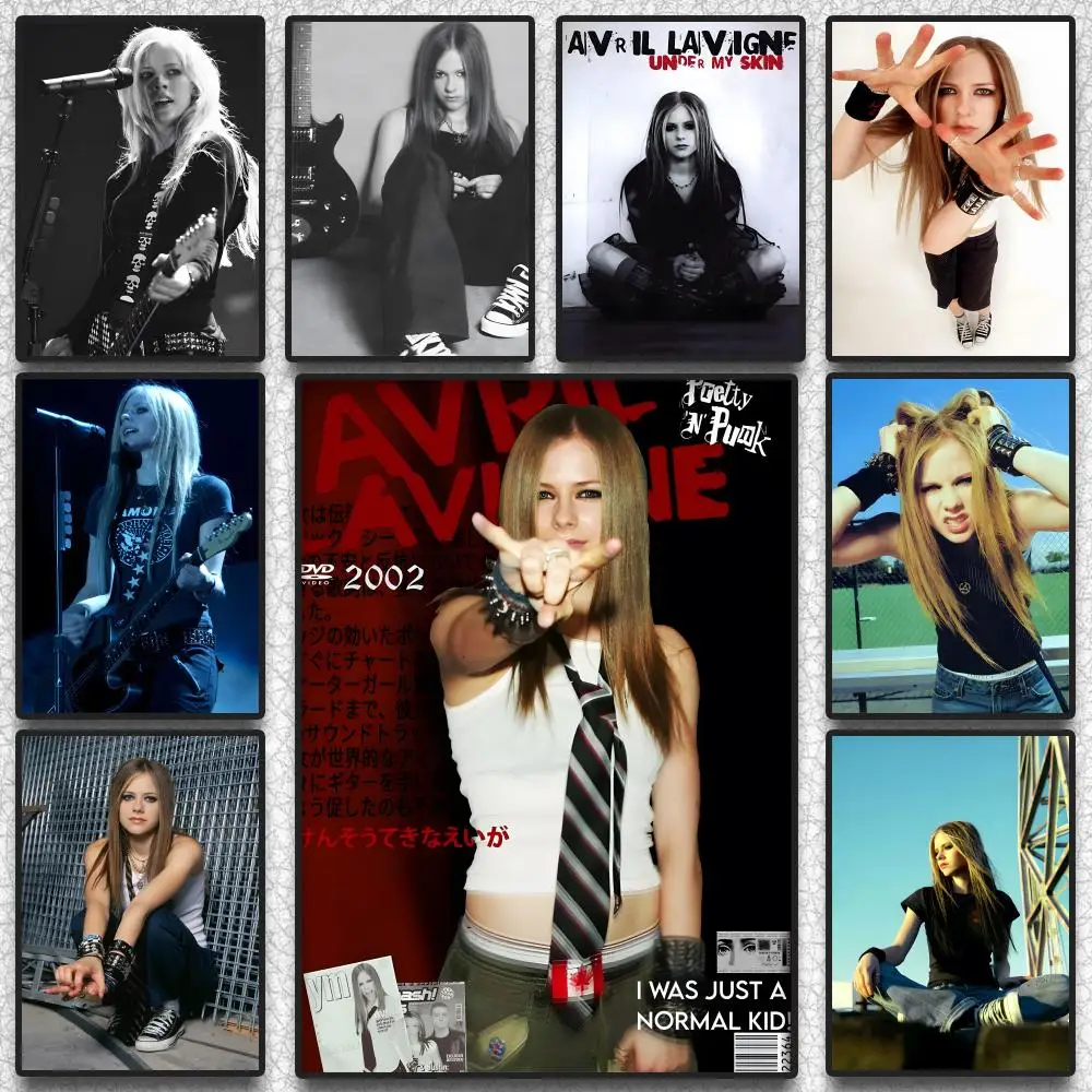 Плакат Singer A-Avril Lavigne, художественный дизайн, настенный декор премиум-класса для спальни, гостиной, дома, эстетический подарок