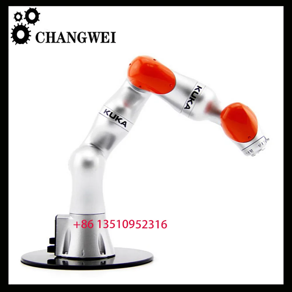 New CNC 1:6 Kuka Lbr Iiwa Industrial Robot Robot Robot Arm Model Teaching Model 6-axis Teaching Aids Display