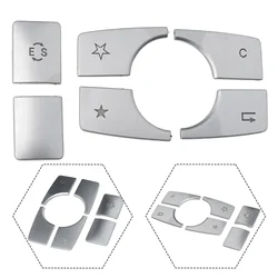 Hot Sale 6pcs/set For Mercedes Benz E Class W212 201/2011/2012/2013/2014/2015 Car Center Console Multimedia Button Cover