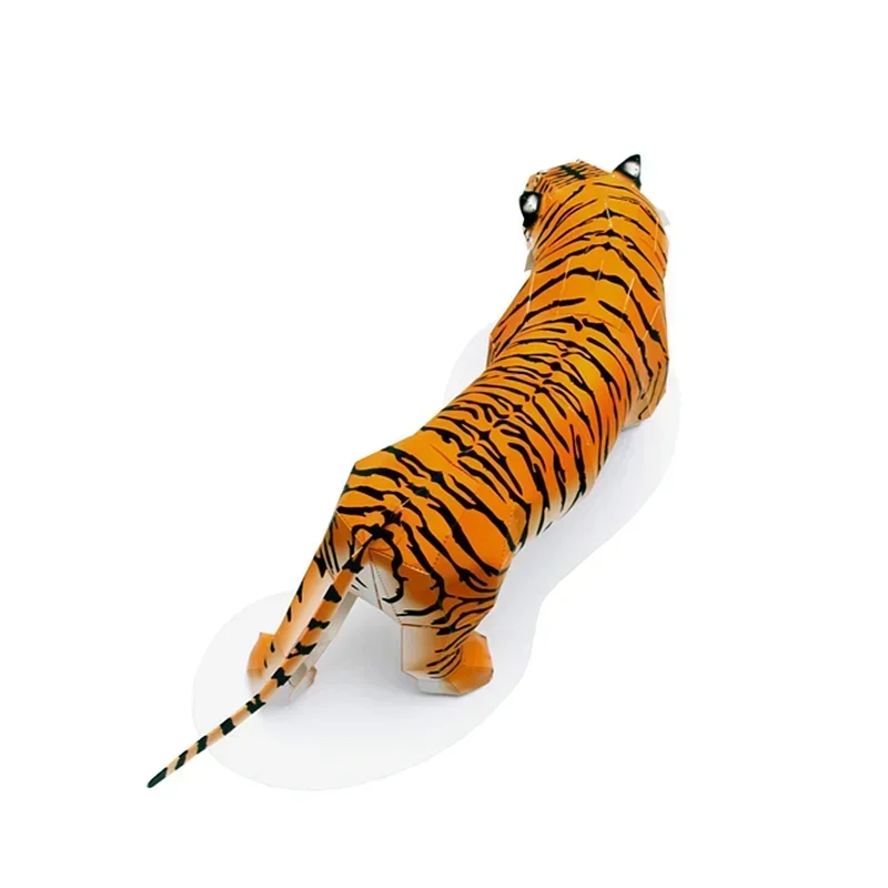 Tigre Origami Art pliant Mini mignon modèle en papier 3D Papercraft figurine animale bricolage enfants adultes jouets artisanaux faits à la main QD-240