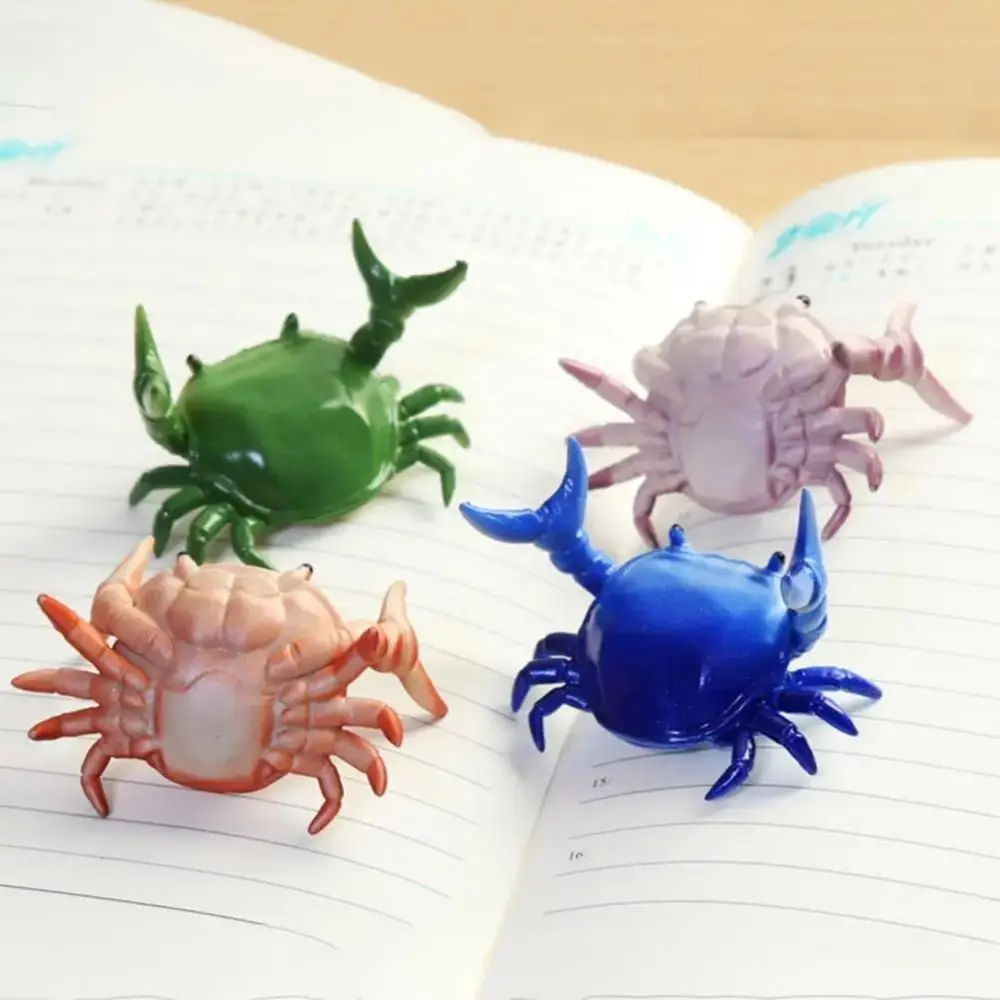 Imagem -03 - Criativo Halterofilismo Caranguejos Penhoder Cute Crab Pen Holder Suporte Japonês Rack de Armazenamento Papelaria Presente