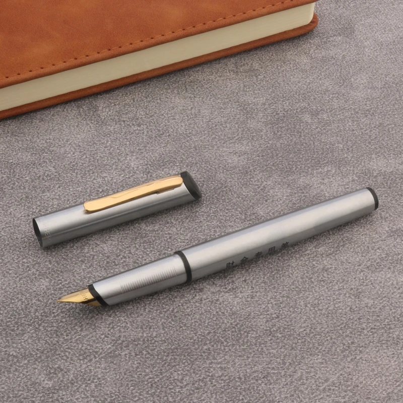 1pc hero metal fountain pen Classic retro stainless steel Stationery Office School Supplies Writing Gift