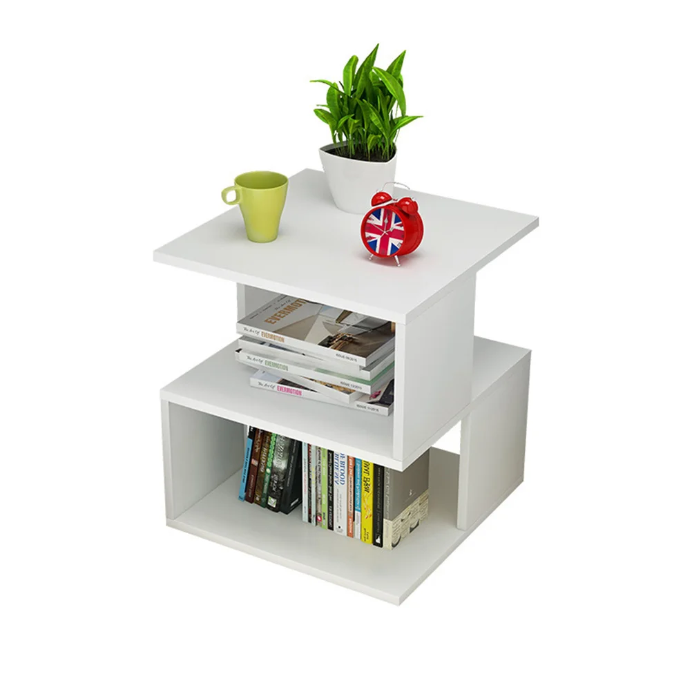 

Simple Small Coffee Table Modern Side Table Living Room Square Desk Bedroom Nightstand Home Adornment for Home Bedroom Room