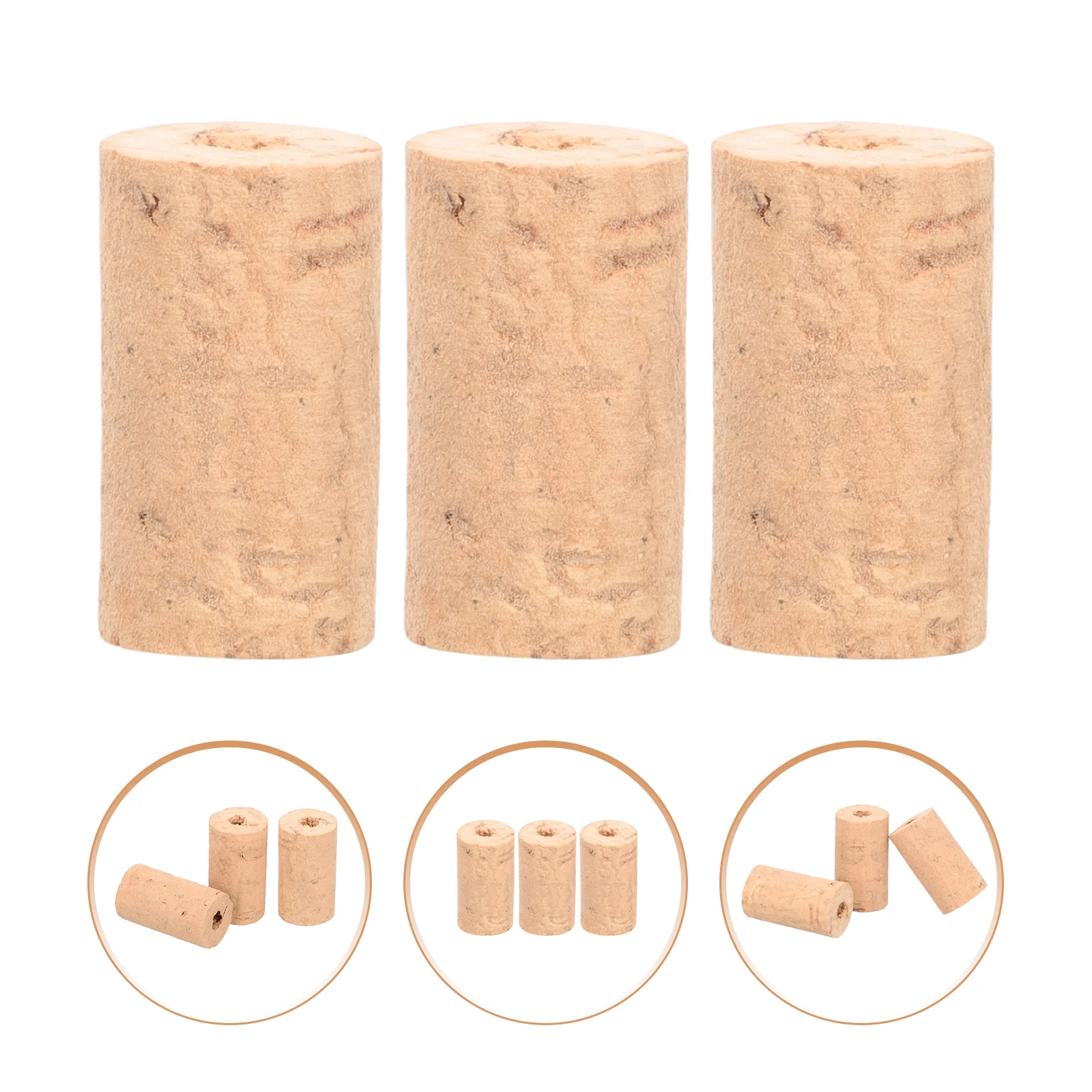 

3 Pcs Flute Cork Accessory Piccolo Protectors Corks Supplies Protective Instrument Accessories Musical