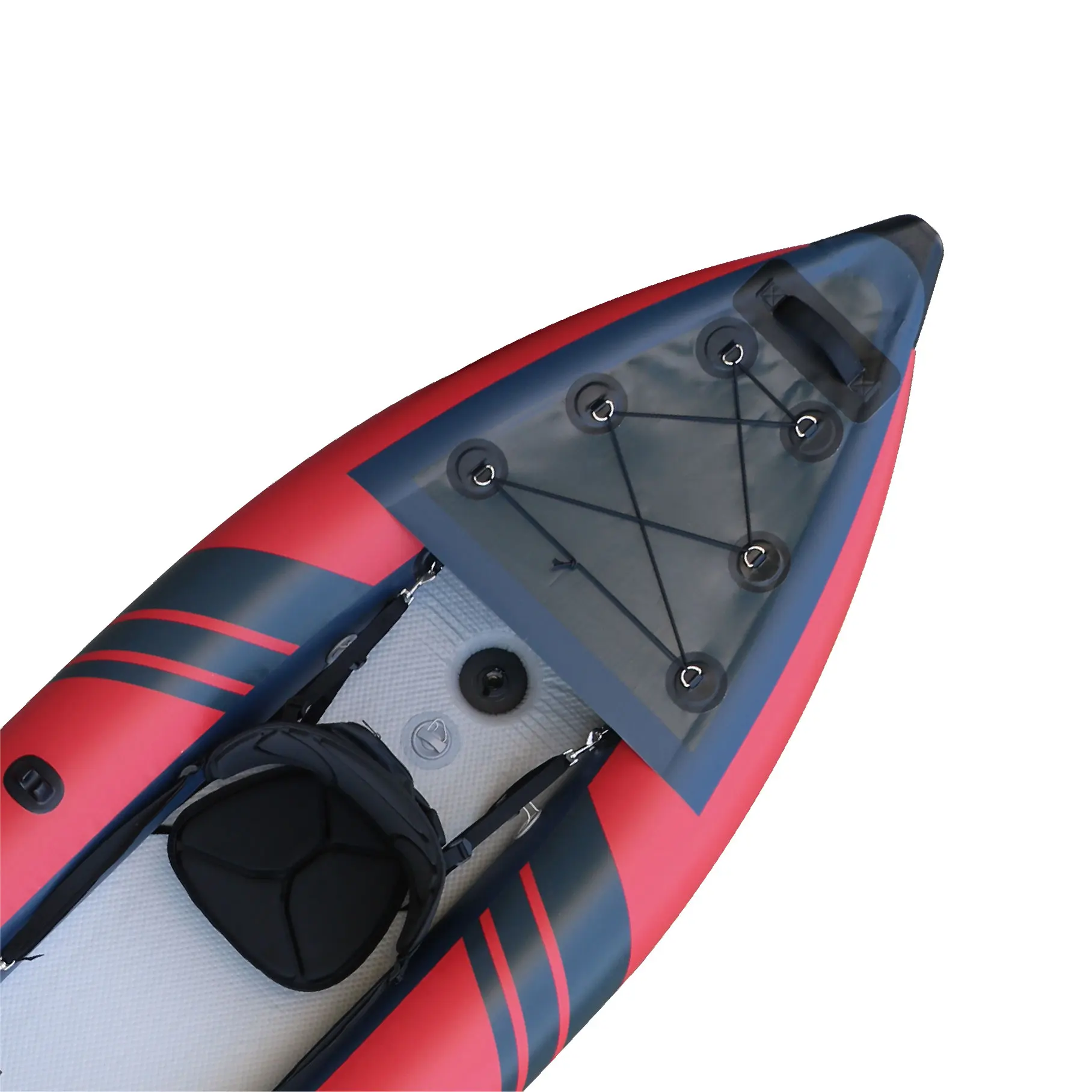 Fashion New Durable PVC Customized Fishing Kayak Inflatable Fishing Boat Canoe Kayak for Sale Professional Canoe 2 People Fish
