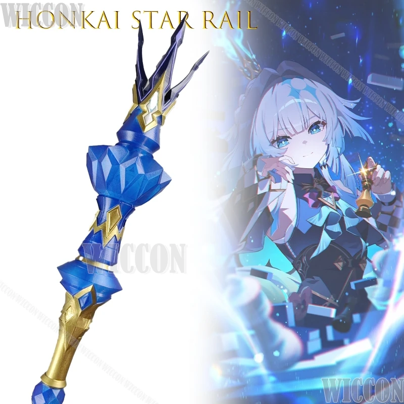 

Honkai Star Rail Albedo Kreideprinz Scepter Weappon Staff Crown Headpiece Cosplay Prop Girl Woman Accessory Outfit Comic CON Cos
