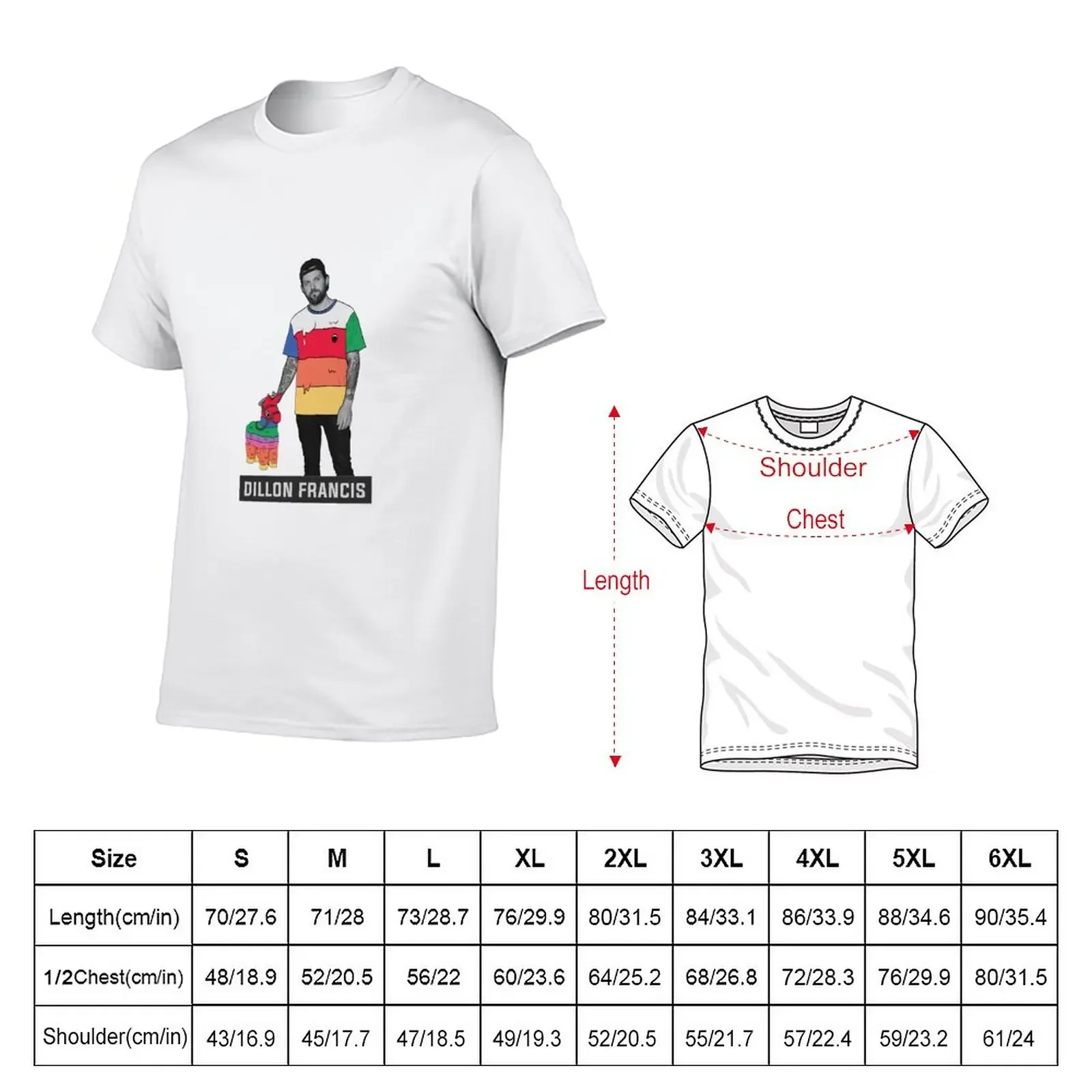 Dillon Francis T-Shirt plus sizes tops workout shirts for men