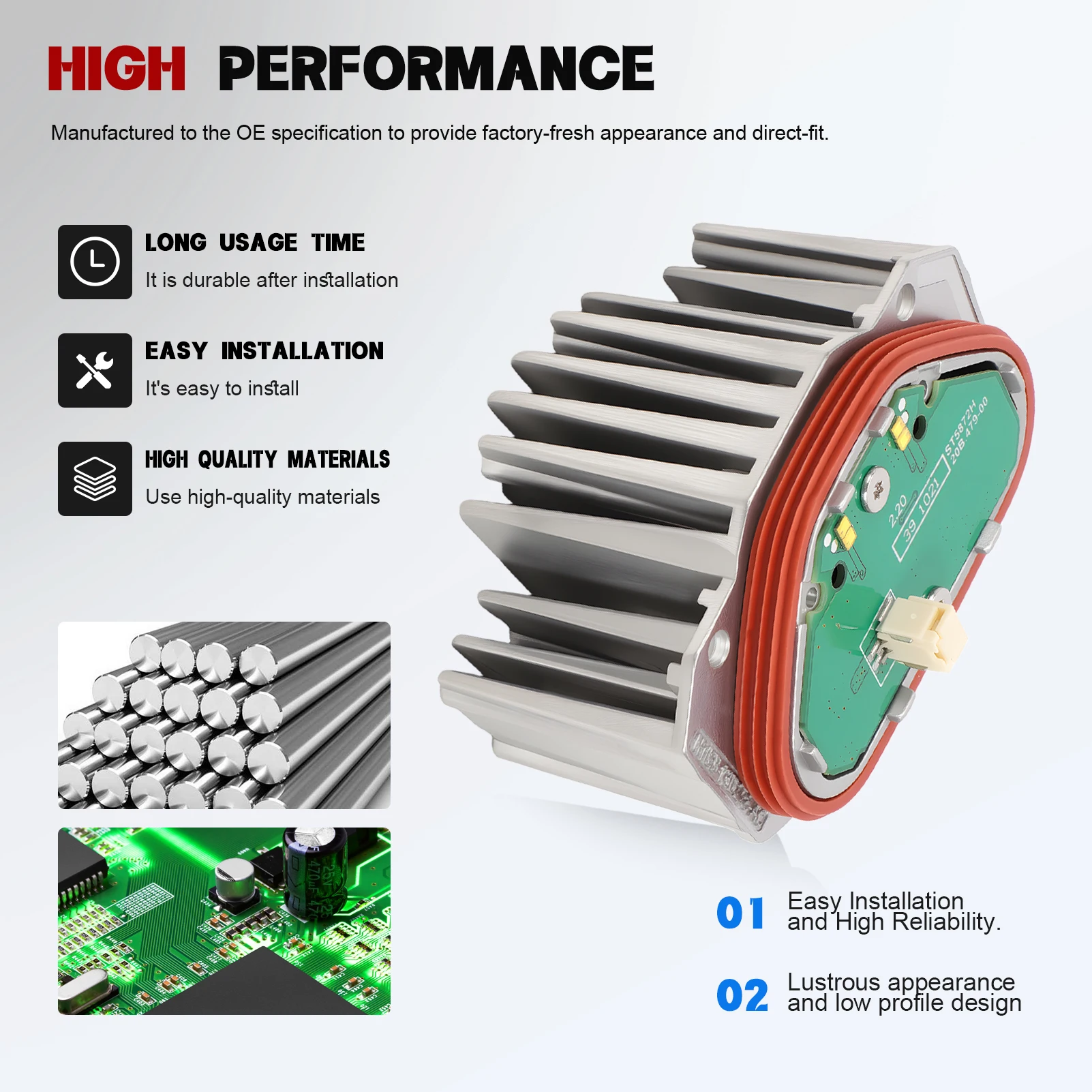 

208479-00 Xenon Lamp Ballast H1BB-13D278-AC for Ford Fiesta MK8 MK7 ST5872H