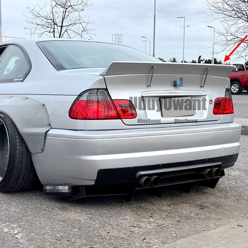 Für BMW E46 Limousine 4-Türer Modell Neue Auto Hinten Stamm Spoiler Lip Boot Flügel Lip 1999-2006 schwanz Heckspoiler Flügel Hinten Lip Spoiler