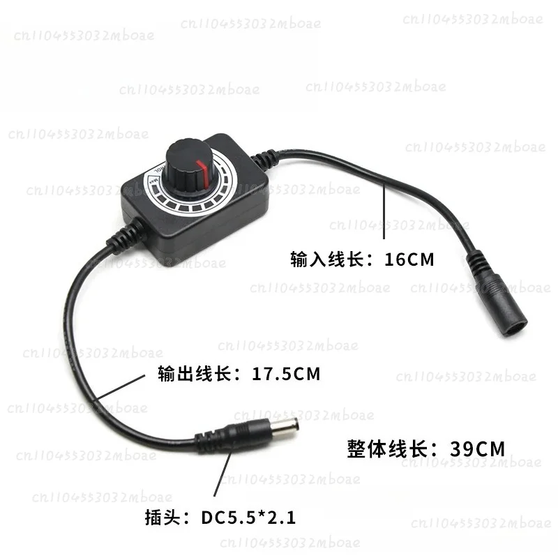 DC12V High Power 5A DC Cooling Fan Governor, Stepless Speed Regulation Can Be Turned Off and Adjusted/LED Light Dimming