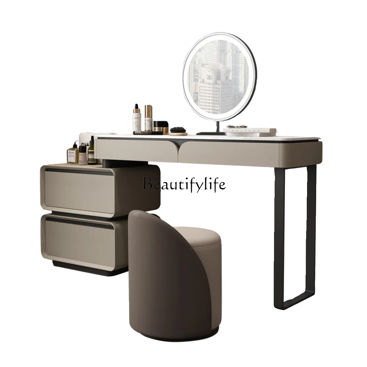 

4*Premium storage cabinet light luxury dresser integrated modern simplicity