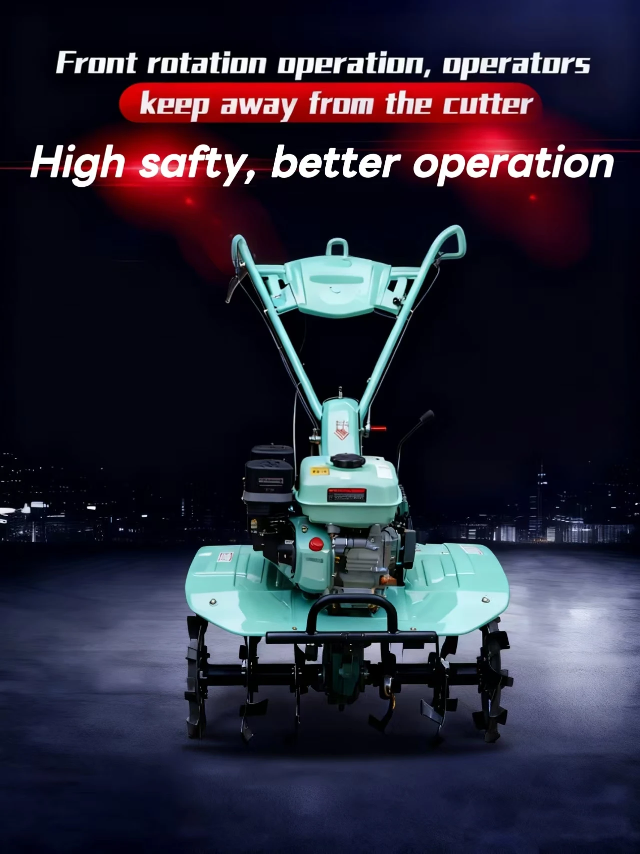 

MultiFunctional Rotary Tilling Ditching Weeding Farm Machine Deep Tilling 10cm Suitable for Garden Paddy Field Dry Land