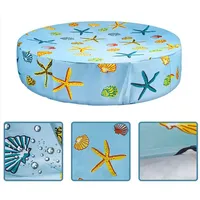 Efficient Round Tarpaulin Cover Made of Oxford Fabric for Pools Helps Reduce Cleaning Time by Keeping Your Pool of Debris