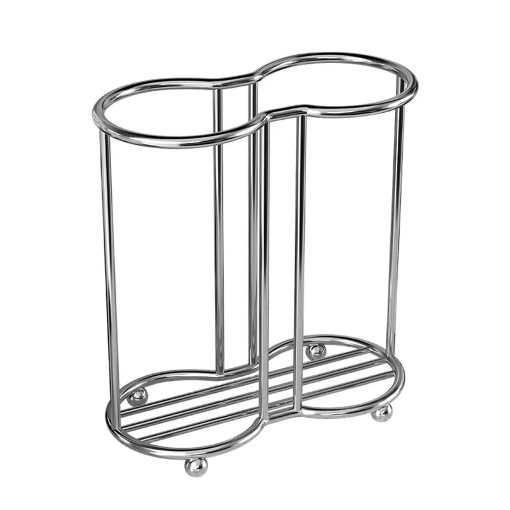 Stainless Steel Disposables Cups Picker Multifunctional Save Space Cup Storage Rack Large Capacity Simple Paper Cup Holder