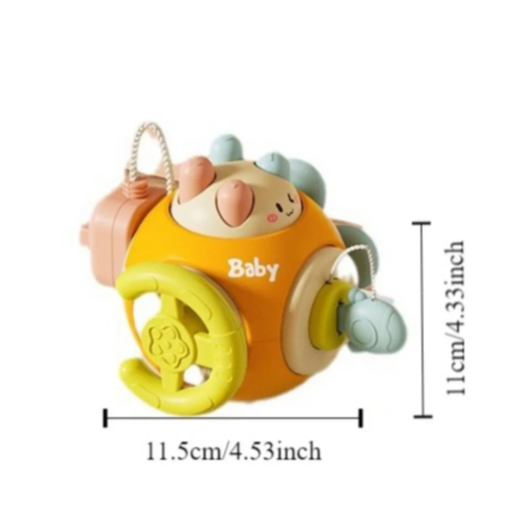 Globefish Develop Teething Toy Educational Multifunctional Manhattan Grab Ball Food Grade ABS Baby Hand Ball Toys Infant Gift