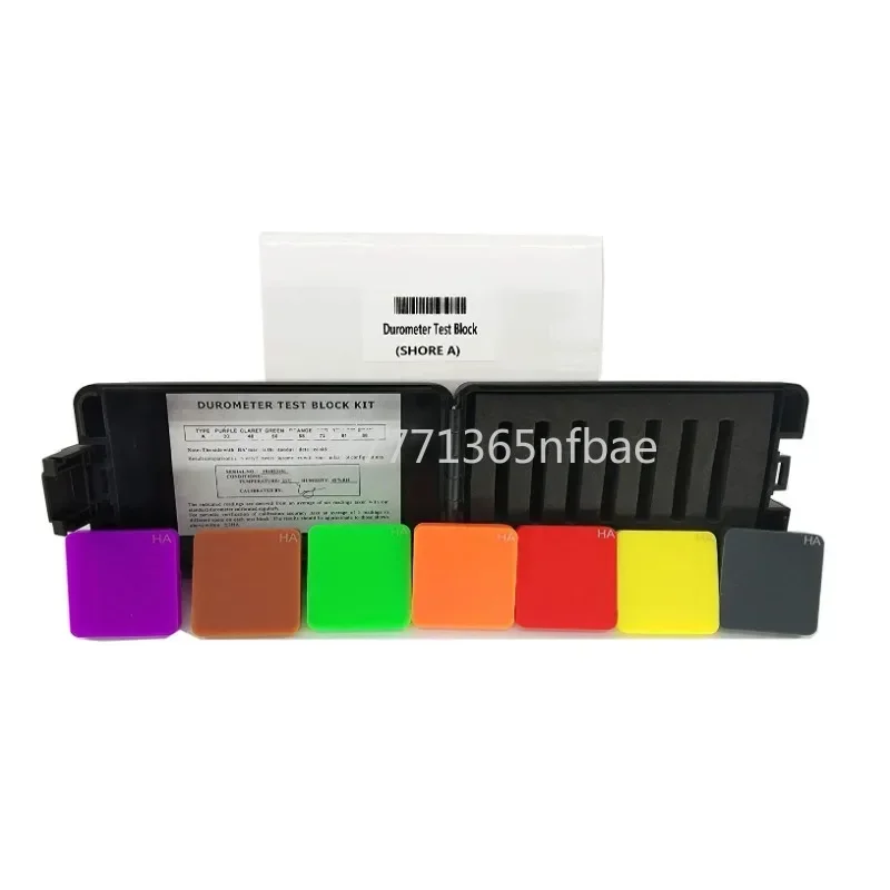 Kit hardness tester Type A hardness tester test block black,  type rubber block test block hardness tester test