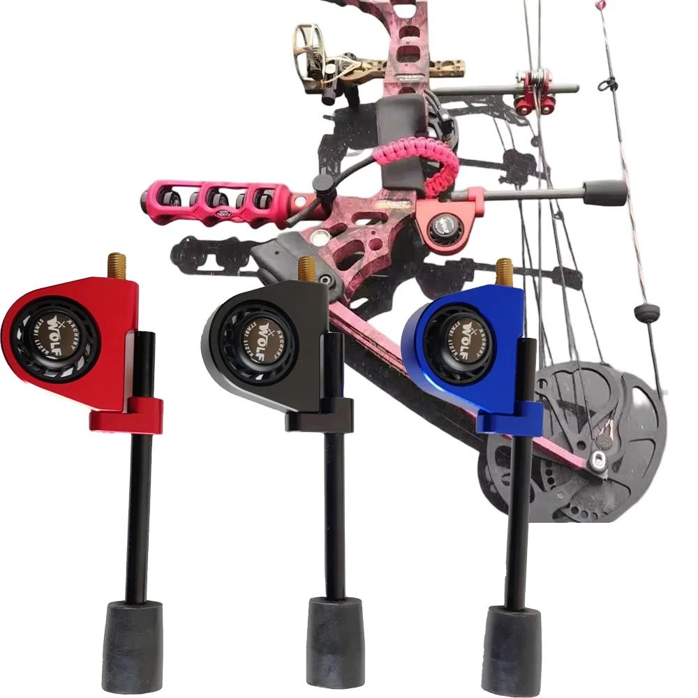 

Archery Carbon Bow String Vibration Stopper Bowstring Stabilizer Balance Suppressor Silencer Decelerator Rod for Compound Bow