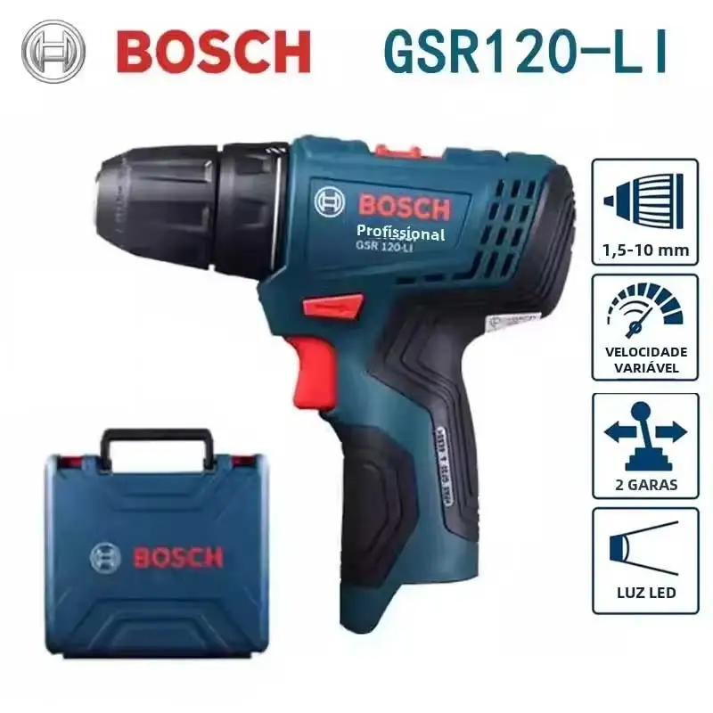

Bosch GSR 120 Li Electric Drill 12V Cordless Screwdriver Rechargeable Impact Driller Driver Professional Bosch Power Tools