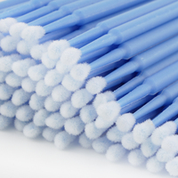 100 PCS Cotton Swab Eyelashes Clean Brushes Lashes Extension Supplies Makeup Brush Professional Micro Make up Accessories Tools