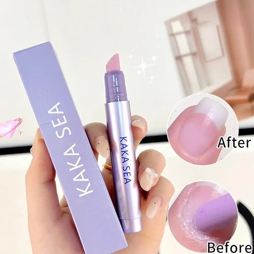 Nail Care Pen 3in1 Cuticle Treatment Nail Strengthener Anti Breakage Frizz For Healthy Nails Natural Artificial Portable To M9T5