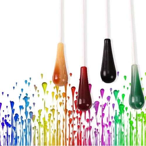 Bastón de música profesional de resina, varita de director de puesta en escena para concierto, bastón de director de música de banda de 38cm, bastón de resina