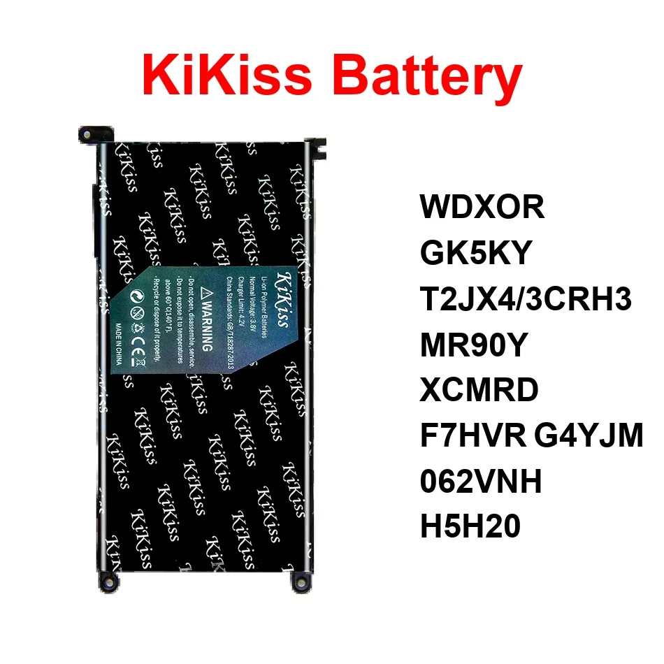 

Аккумулятор H5H20 Wdxor GK5KY для Dell XPS 15 9550, Inspiron 13" 14R, 15-7537, 17-7000, 13, 14, 15, 5000, 5368, 7000, 7501, 7590, 7591 Pro