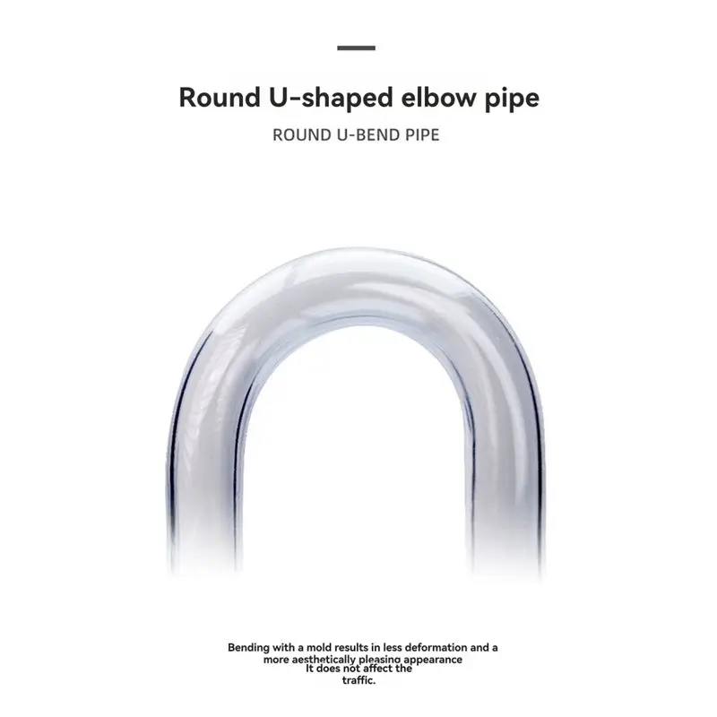 ABKS-Plastic Inflow Outflow Inlet Plant Tank Pipe Fish Water Filter Fishbowl Terrarium 12Mm
