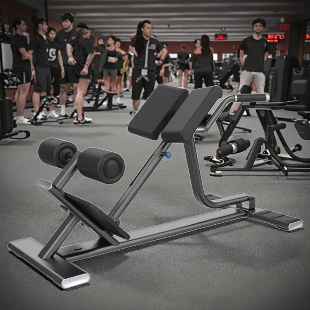 Customized double bar Roman chair metal multifunctional muscle training home waist and back support fitness equipment
