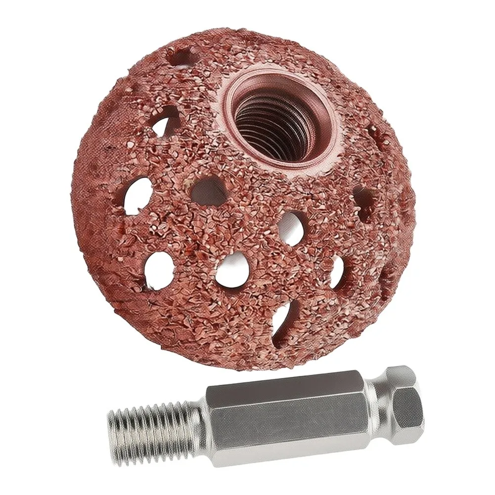 Grinding Wheel Buffing Wheel Repair Tire Alloy Rasp Buffer Ball Tyre Grinding Head Hand Tool Hex Shank Grinding