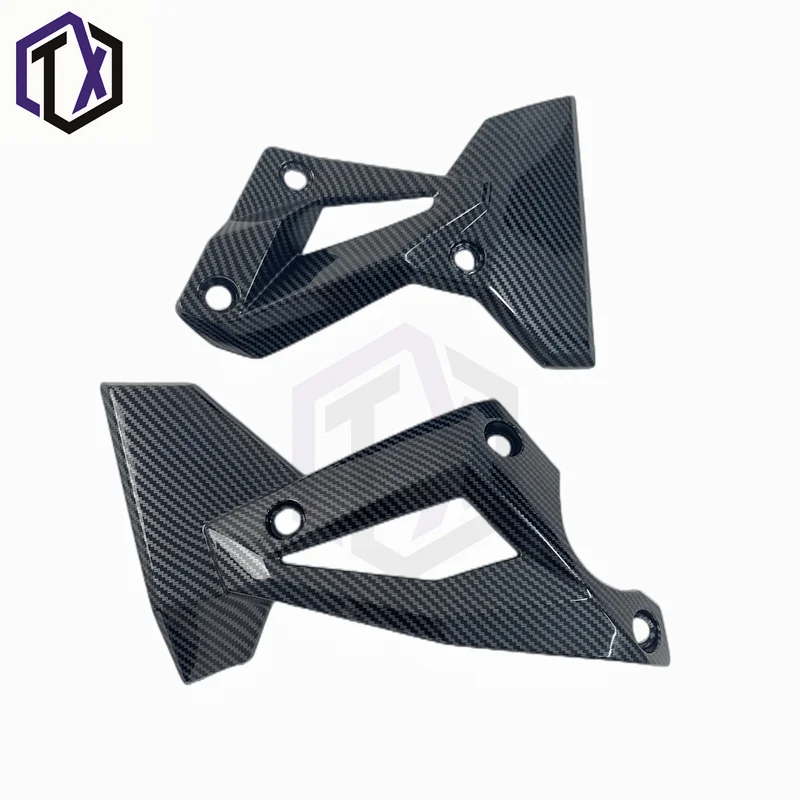 Motorcycle carbon fiber paint Frame panel cover radiator side panel fairing ABS kit for Kawasaki Z400 2018,2019,2020, 2021,2022
