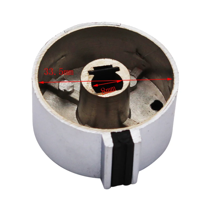 2022 New Universal Zinc Alloy Knob Switch Metal Rotary High Temperature Nickel Plating Control Stove Accessories for Gas Oven