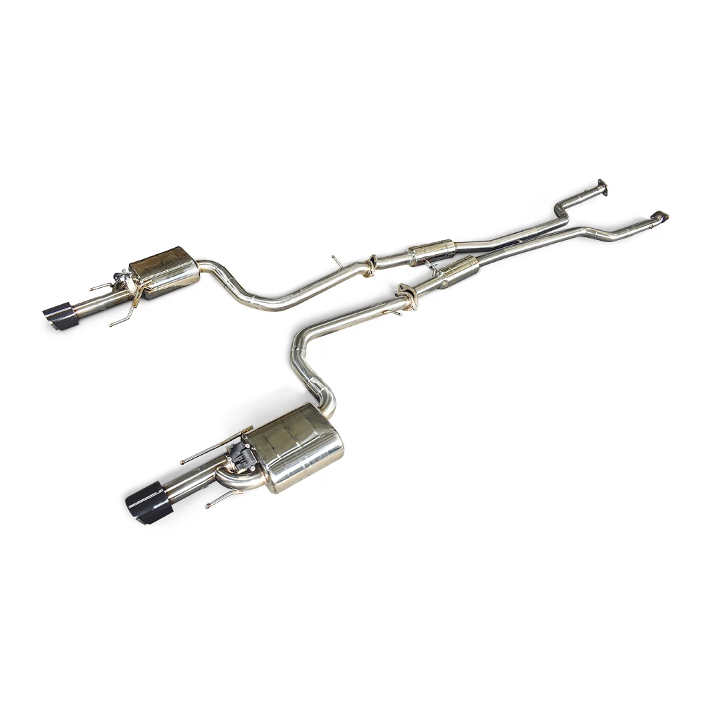 Customized Cat back exhaust for Lexus RC350 3.5l 2014-2021 sports exhaust system automotive parts with valve exhaust pipe