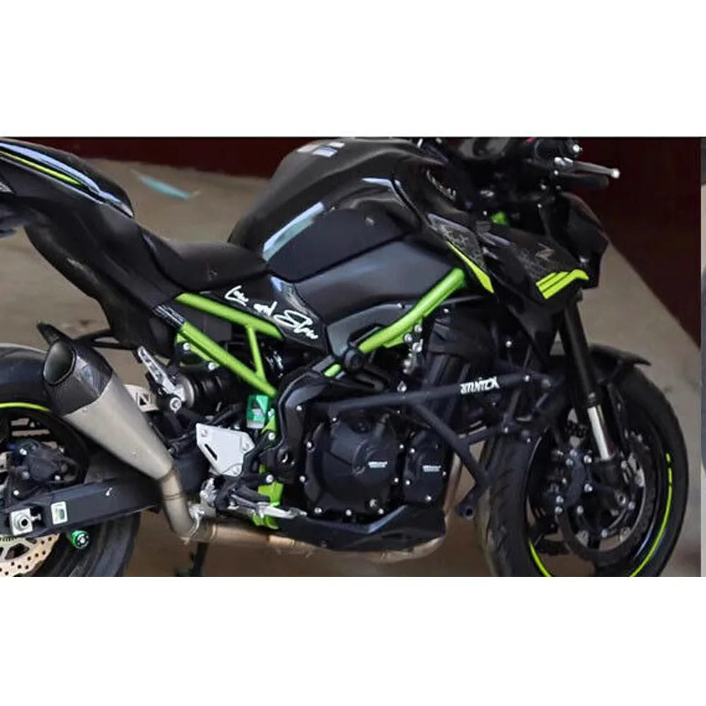 Für Kawasaki Z900 2017-2022 Integrierter Auspuff Schalldämpfer Auspuffendrohr Auspuffrohre – Detail 6