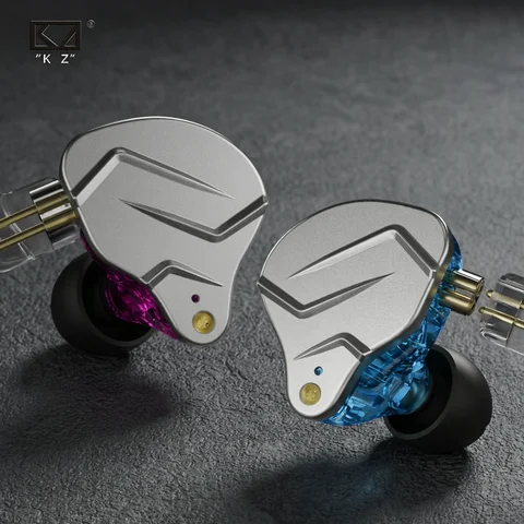 KZ ZSN Pro 1BA+1DD Hybrid technology HIFI Bass Earbuds Metal In Ear Earphones Bluetooth Headphone Sport Noise Cancelling Headset