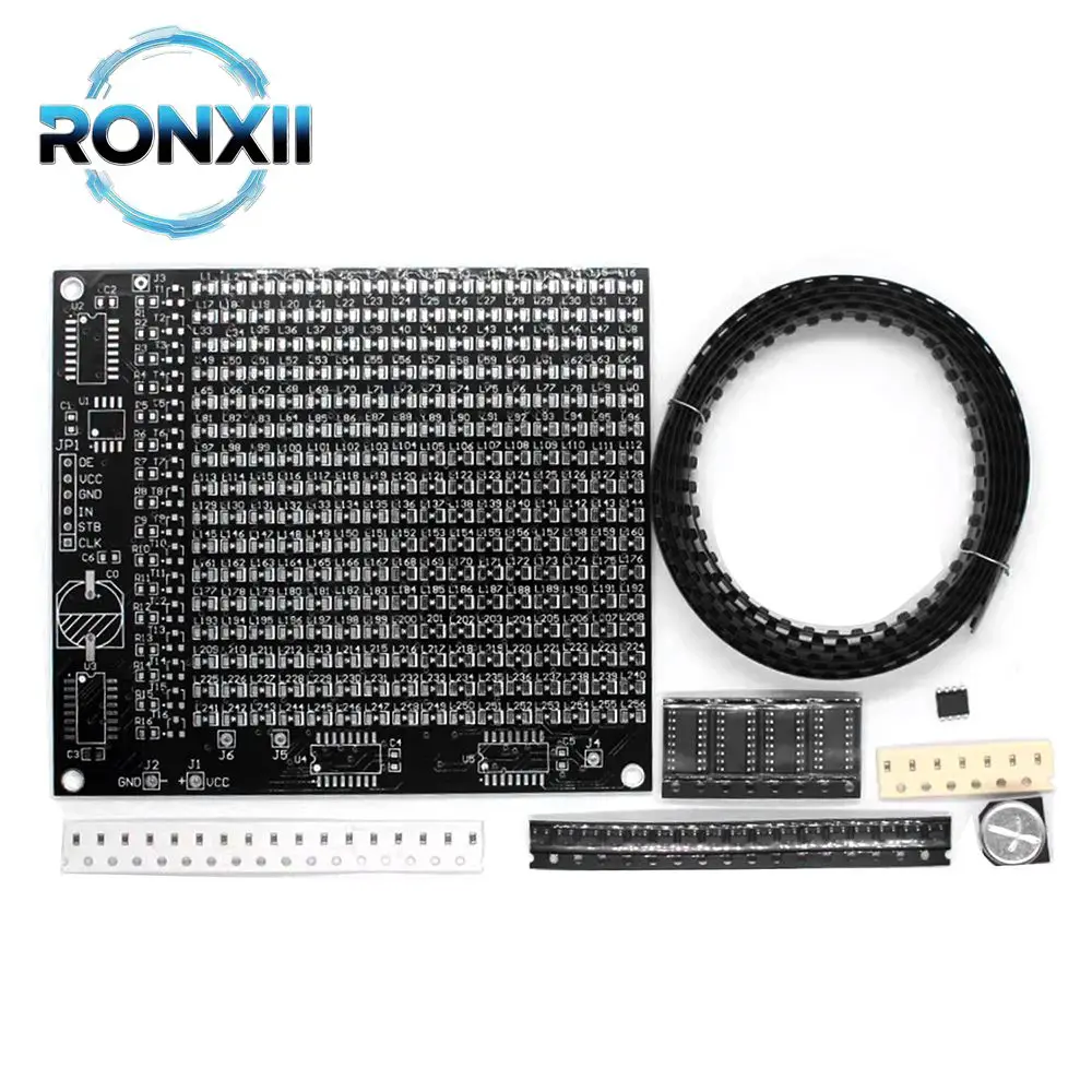 64/256 LED rode displaypatch DIY verspreide dot matrix reclameschermkit